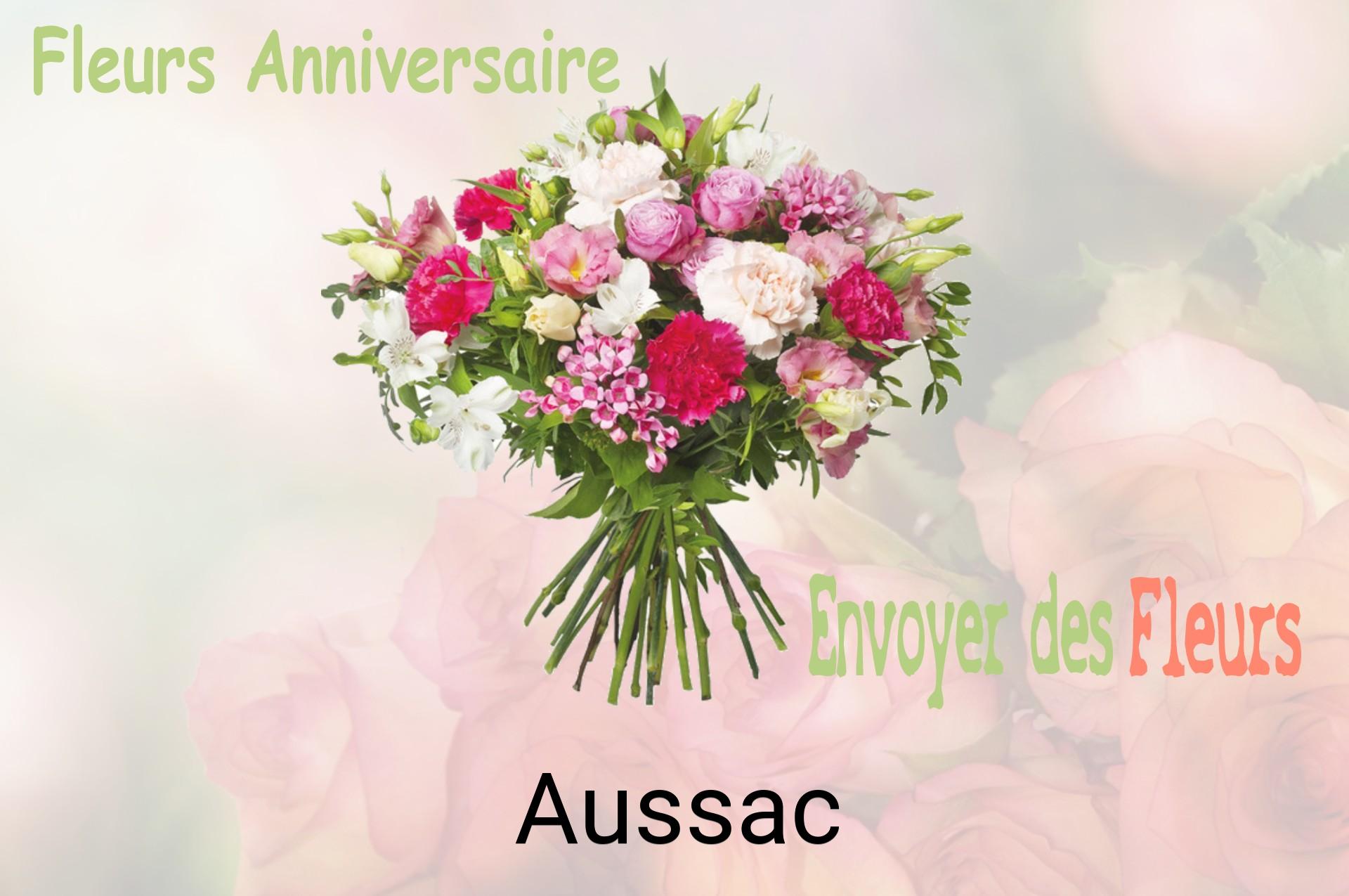 Bouquet de fleurs d’anniversaire livré à Aussac